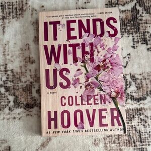 'It Ends With Us' Book with Pink Floral Cover